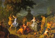 Michel-Ange Houasse Bacchanal oil painting on canvas